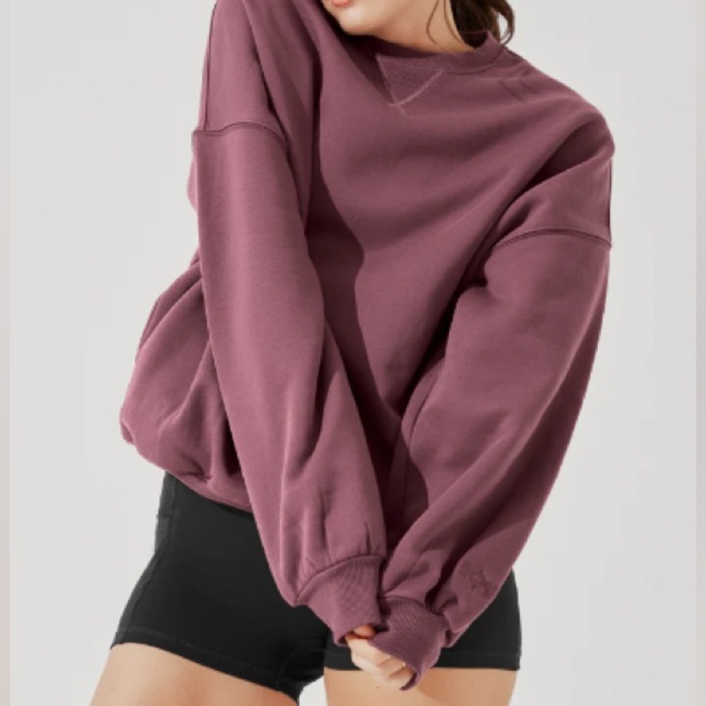 Popflex Cloud Crewneck Sweater - Merlot XXS/S